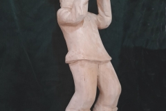 10.Miroslaw Pasewicz Trebacz rzezba w drewnie 120cm