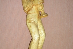 11.Miroslaw Pasewicz Jazzman rzezba w drewnie 110cm