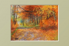 Jesien,pastel