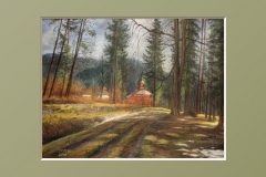 Wiosna w Sokolowsku,pastel